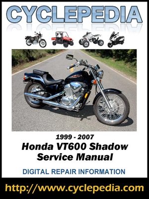 honda shadow vt600 service manual pdf